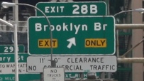 Mit Schildern wird in New-York-City nicht gespart.