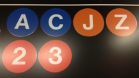 Metro-Linen werden in verschiedenen Farben und mit Buchstaben und Zahlen bezeichnet.