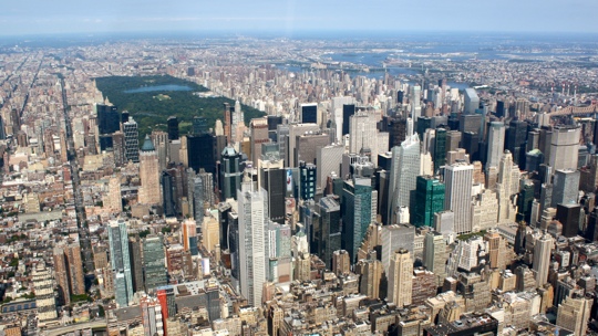 Blick auf Midtown Manhattan und den Centralpark.