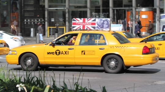 Die Yellow-Cabs sind die offiziellen Taxis in New York.